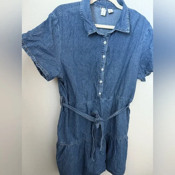 Joie Classic Blue Denim Dress Size XL - Picture 3 of 6
